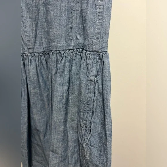 Polo Ralph Lauren Girls Denim Sleeveless Dress Size 7 - Picture 6 of 6